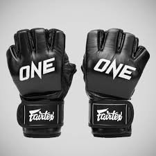 Fairtex FGV12 X One Championship - Czarne Rękawice MMA M