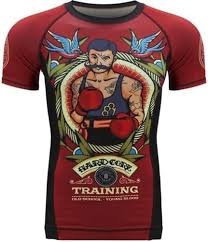 Koszulka Rashguard Hardcore Training Old Tattor dla Mężczyzn