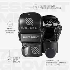 Rękawice Sparingowe Sanabul Essential 7 oz MMA (S - M