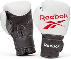 Reebok Rękawice Bokserskie Uniseks Biało-Czarne 473.6g